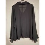 Lane Bryant Sheer Whimsigoth Fairy Witchy Romantic Button Up Cardigan 22/24 Photo 3