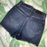 Anthropologie Modern American East Side High Rise Distressed Denim Shorts Photo 3