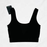 NWT 4th & Reckless Black Ribbed V Photo 2