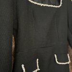 Commense Square Neck Pearl Beaded Dress size L Black Size L Photo 3