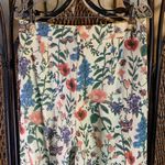 Cider NWT  Floral Print Corduroy Pants Size L Photo 2
