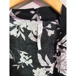 Spiritual Gangster  Floral Kimono Cardigan Black White One Size OS Photo 3