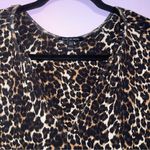 Baukjen Size 14 Maxi Dress Leopard Print Long Sleeve Soft Stretch Jersey Knit Brown Photo 4