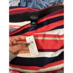 Ann Taylor  Striped Pencil Skirt Size 6 – Red Navy Cream | NWT Photo 1