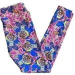 LuLaRoe Women’s One Size Disney Leggings • Beauty & The Beast Leisurewear NWOT Photo 6