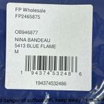 Free People Intimately Nina Bandeau Bra Medium Strapless Blue Flame Strapless Photo 4