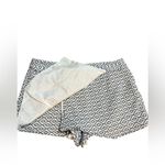 Gap Womens Skort Shorts Cotton Lined Woven Blue White Geo Sz 14 Photo 6