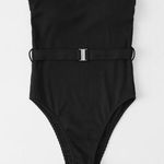 Abercrombie & Fitch Ribbed Belted One Piece Swimsuit Photo 0