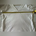 L.L.Bean  White 3/4 Sleeves Shirt Size XL Supima Cotton Photo 2