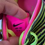 Nike Free Tr Fit 5 Pink Pow/Volt Black Athletic Shoes Size 7 Photo 5