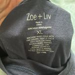 Zoe & Liv Zoe + Live Blue Sleeveless T-Shirt Tank Top Muscle Shirt Floral Heart Summer XL Photo 1