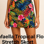 Rafaella  Tropical Floral Stretch Skort (1105) Photo 0