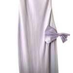 Meshki Hallie One Shoulder Bow Maxi Dress Lilac Purple X-Small Photo 4