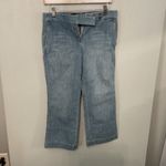 Express Design Studio Editor Pants Womens Size 4 Light Wash Denim Blue Photo 1