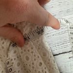 Halogen  White Eyelet Sleeveless Fit & Flare Dress 100% Cotton Lined 18W Photo 5