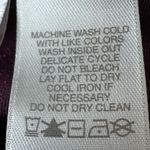 Liz Claiborne Elizabeth By  Plum Suede Glitter StarsCardigan  Long Sleeves Sz L Photo 8