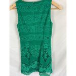 Eliza J  Lace Sleeveless Dress Green Size 0P Photo 6