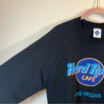 Hard Rock Cafe Vintage  Black Las Vegas Crewneck Sweatshirt Medium Photo 2