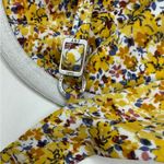 Abercrombie & Fitch Ruffle Floral Yellow Bikini Swim Top Size S Photo 6