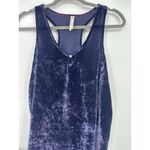 Anthropologie Suri Velvet Swing Racerback Tank Top Purple Size XS Party Flirty Photo 3