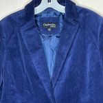 Chadwick's  of Boston Blue Corduroy‎ Blazer Photo 1
