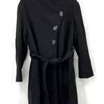 City Chic Refinity Coat Sophisticated in Black Size XXS/12 NWT Photo 2