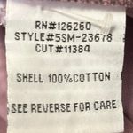 Velvet Heart Women's Corduroy Pink Button Up Collared Long Sleeve Lapel Coat S Photo 3