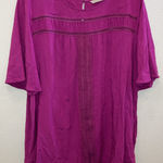 Soft Surroundings  tunic fuchsia feminism blouse large Photo 0