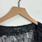 For Love & Lemons Loretta Cropped Blouse Lace Black NWT size Large Photo 5
