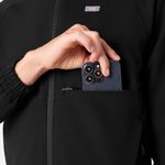 FIGS Sydney Scrub Jacket in Black, Size Medium Photo 5