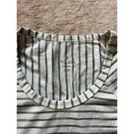 Athleta  Women's Long Sleeve striped pop‎ space dye black and white Sz 2XS Photo 2