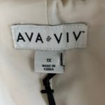 Ava & Viv  White Sherpa Jacket Size 1X Photo 3