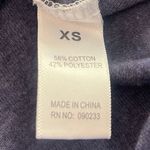 Me to We NWT  Cropped Long Sleeve Tie Dye Crew Neck Blue T Shirt Top Ombré XS Photo 5