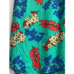 Tabitha Webb  Shift Dress Women 4  Vibrant Green Floral Sleeveless Boho Casual Photo 3