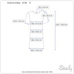 dress embroidered floral sheer sleeves empire waist blue 1990s Size 8 Photo 1