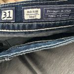 Miss Me Bootcut Midrise Size 31 Fleur de Lis Stretch Denim Jeans Y2K Mcbling Photo 8