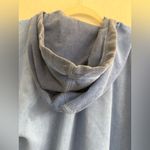 Torrid  Blue Gradient Vintage Feel Classic Fit Cozy Fleece Raglan Hoodie - size 1 Photo 5