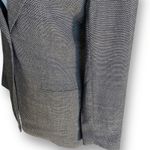 DKNY Y2K Longline Navy Textured Blazer Wool Career Office Minimalist Jacket Photo 6