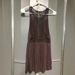 BKE THE BUCKLE // Boutique Plum Purple Mesh Sequin Babydoll Tank Top Small Photo 6