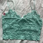 Heart & Hips NWT Mint Green Lace Tank Top Photo 3