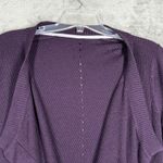 Lululemon Sweater Womens Medium Purple Resolution Wrap Ribbed Casual Athleisure‎ Photo 3