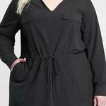 Athleta Zuma Shirtdress Longsleeve UPF 50+ Travel Black Size 1X Photo 0