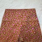 Aerie  Offline High Rise 7/8 Leggings. Size: Medium. Pink & Tan Cheetah. Photo 2