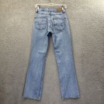 American Eagle 90s Bootcut Jeans Mid Rise Boho Retro Stretch Women's 0 x 30 Photo 1
