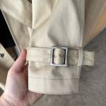 Coach 1941 Vintage Tan Single Breasted Belted Long Cotton + Leather Trench Coat Photo 13