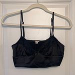Garage Black Satin  laces top- NWT Photo 1
