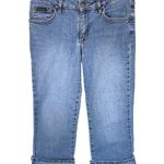 Baby Phat Y2K Cuffed Medium Wash Jeans 2000s McBling Jersey Shore EUC Womens 3 Photo 0