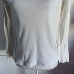 Talbots • Solid White Turtleneck Long Sleeve Blouse Photo 2