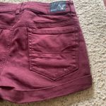 American Eagle  Outfitters | Maroon Hi Rise Shortie Photo 1