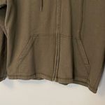 Paul Harris Design Hooded Sweat‎ Shirt. Size Medium. Olive Green Green Photo 4